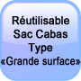 GK Plast - sac reutilisable - sac cabas type grande surface